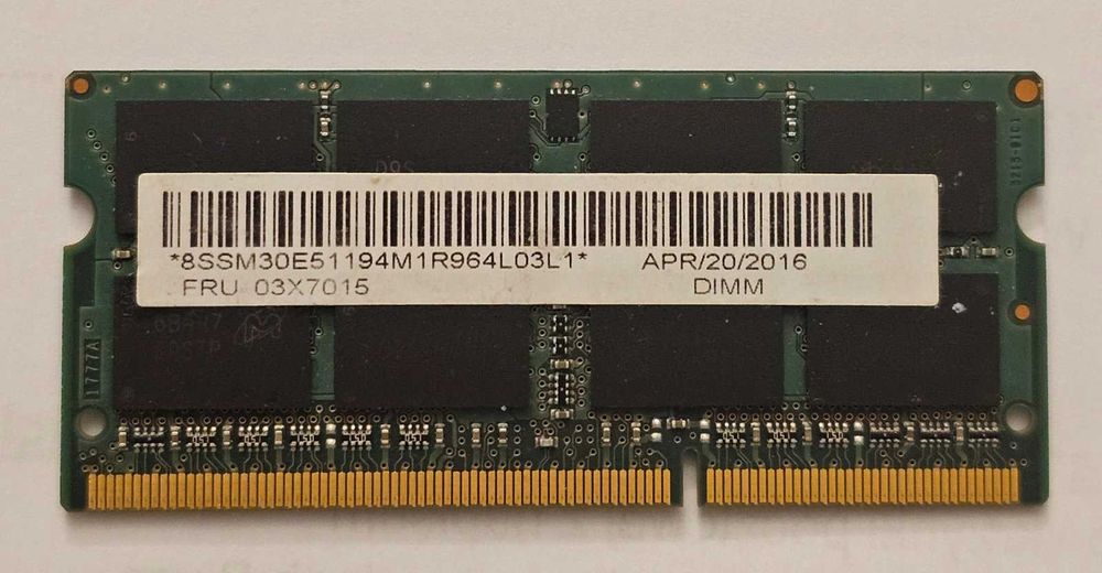 Pamięć RAM DDR3L 16Gb PC3L 12800S
