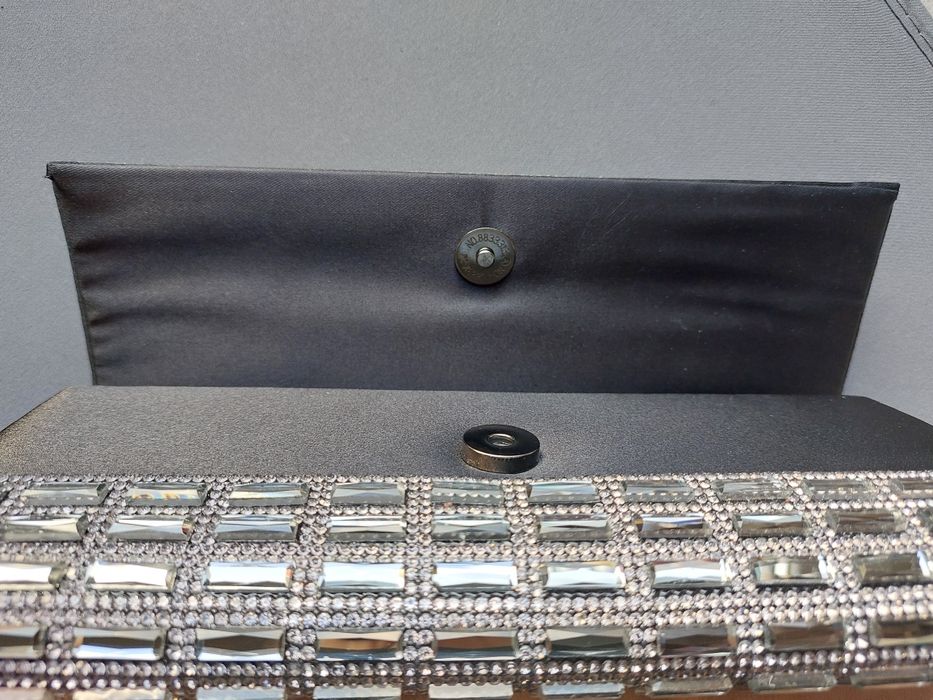 Torebka kopertówka Aldo srebrna