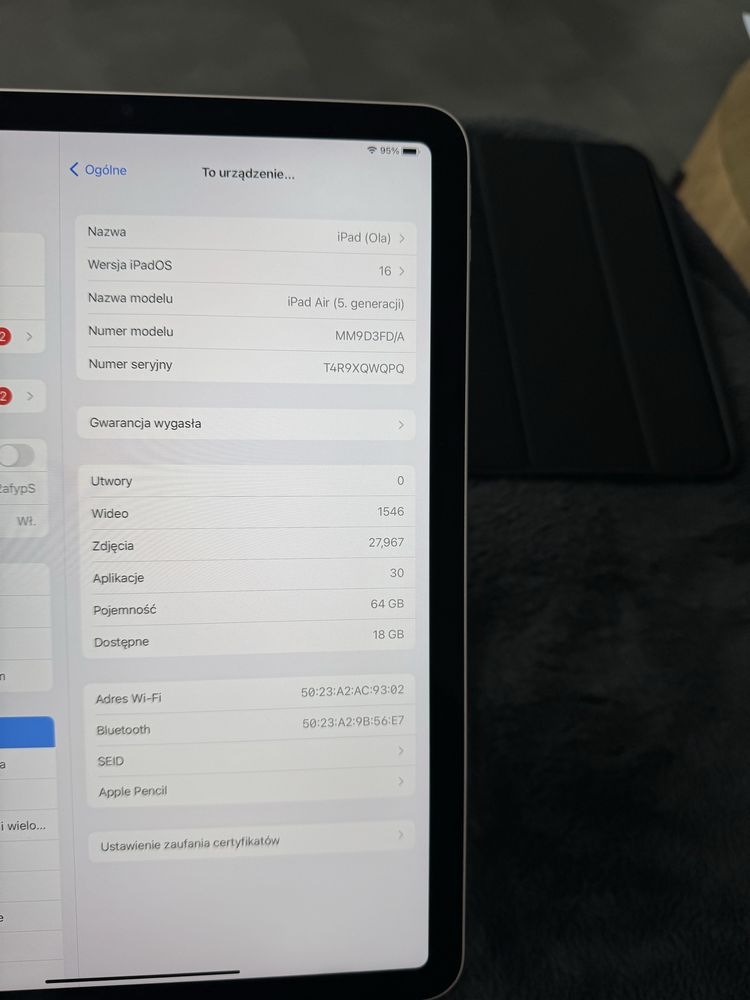 Ipad Air (5 generacji) 2022