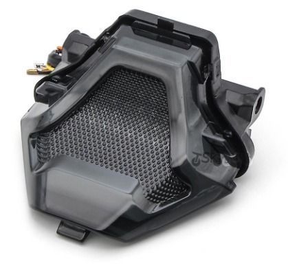 farolim smoke yamaha mt-07 / r3 / mt-03 em led com pisca incorporado