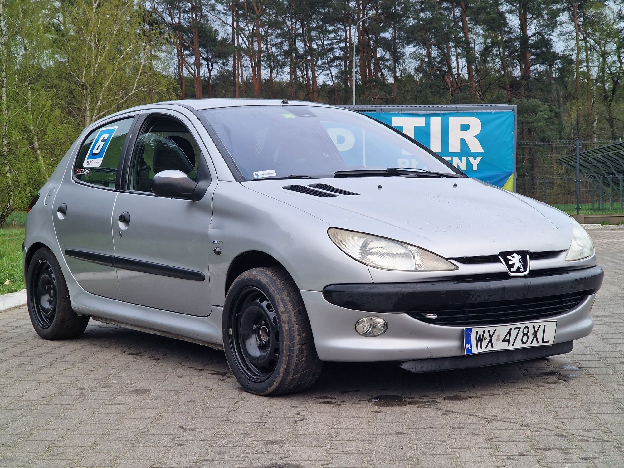 Peugeot 206 1.6 108KM KJS Time Attack Kubełek Bimarco Simota Gwint