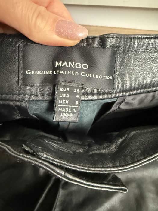 Шкіряні шорти Mango