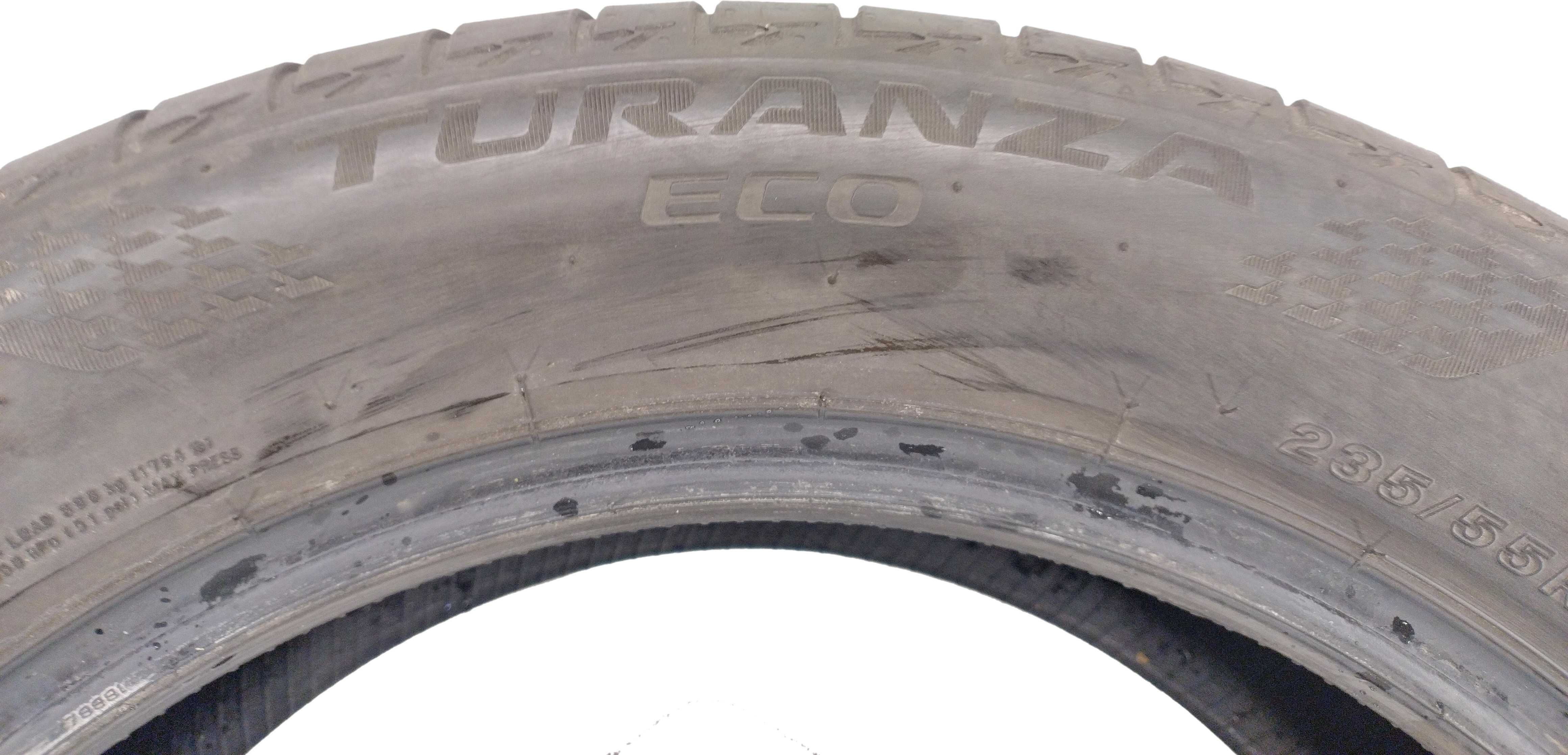 2x 235/55 R18 Bridgestone Turanza Eco opony letnie 5 mm / montaż