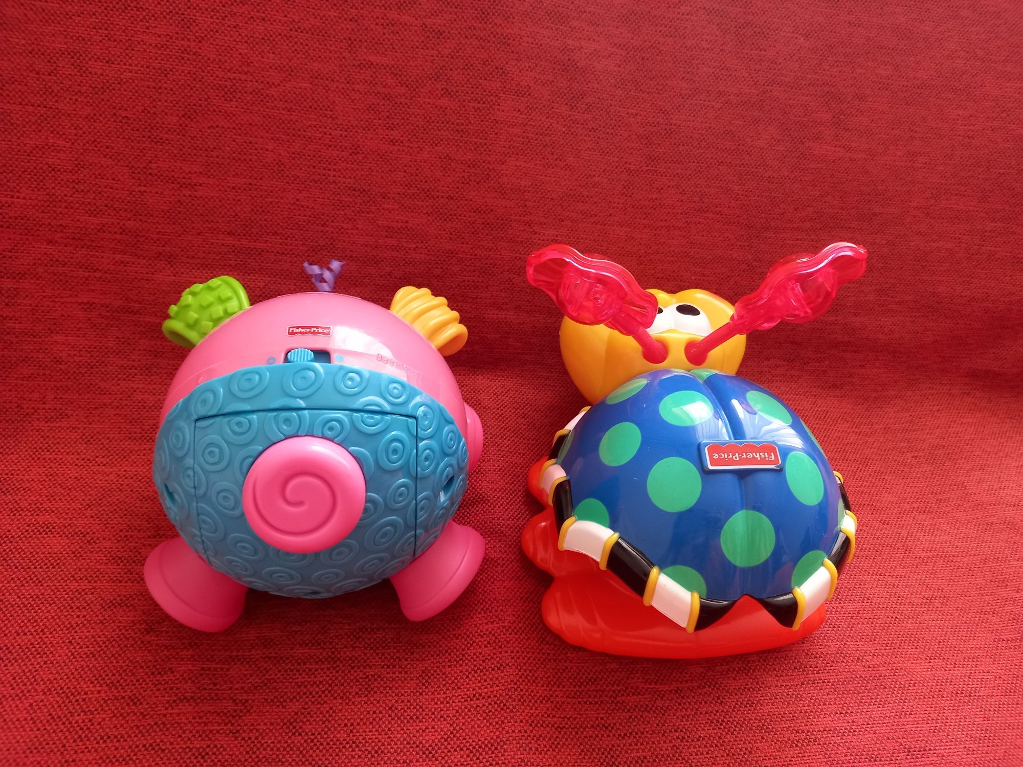 Игрушки интерактивная свинка и жук Fisher price