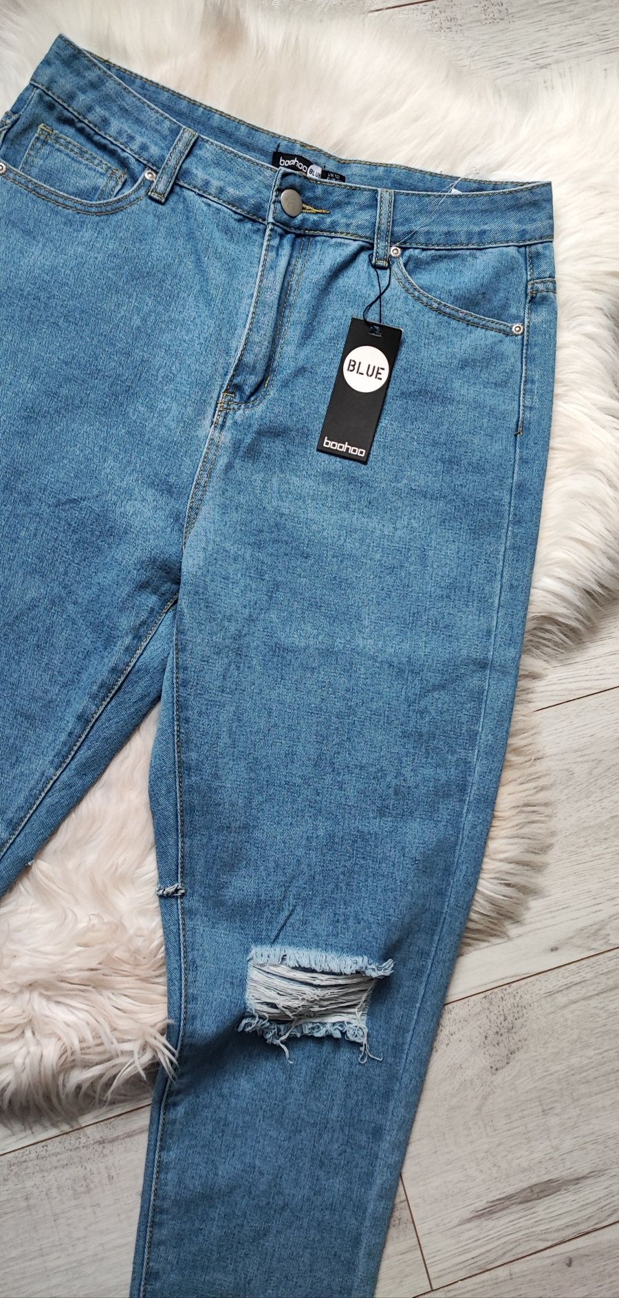 Spodnie jeans roz.40 boohoo nowe