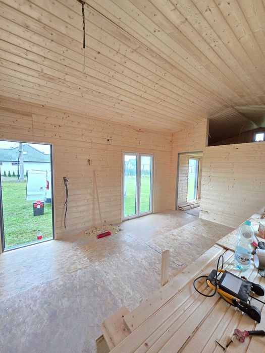 Dom Całoroczny 50m 2 Sypialnie, Bez Pozwolenia Konstrukcja Stalowa