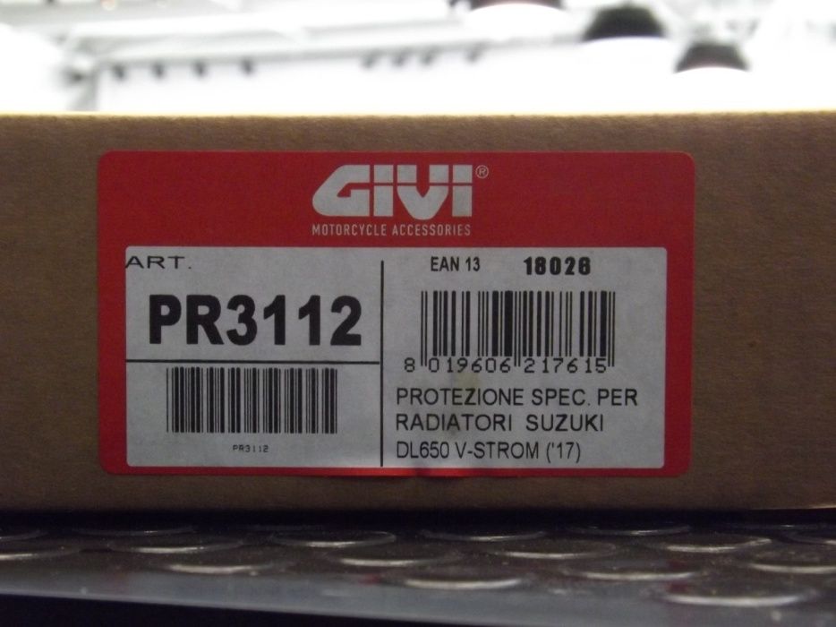 PR3112 DL 650 V-STROM (17 > 19) SUZUKI GIVI osłona chłodnicy