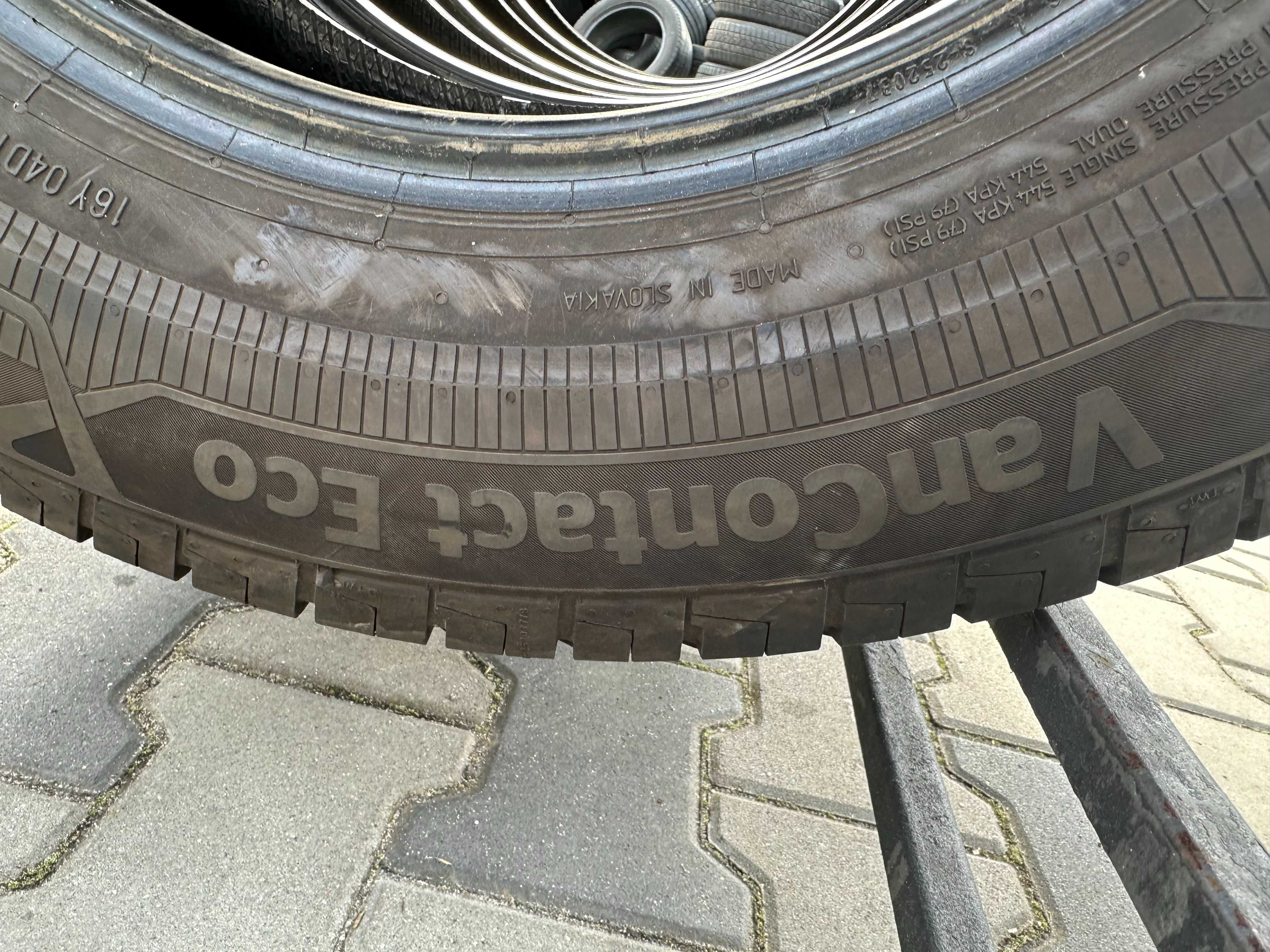 235/65r16c Continental Van Contact ECO 2022-23 jak nowe  komplet 4szt