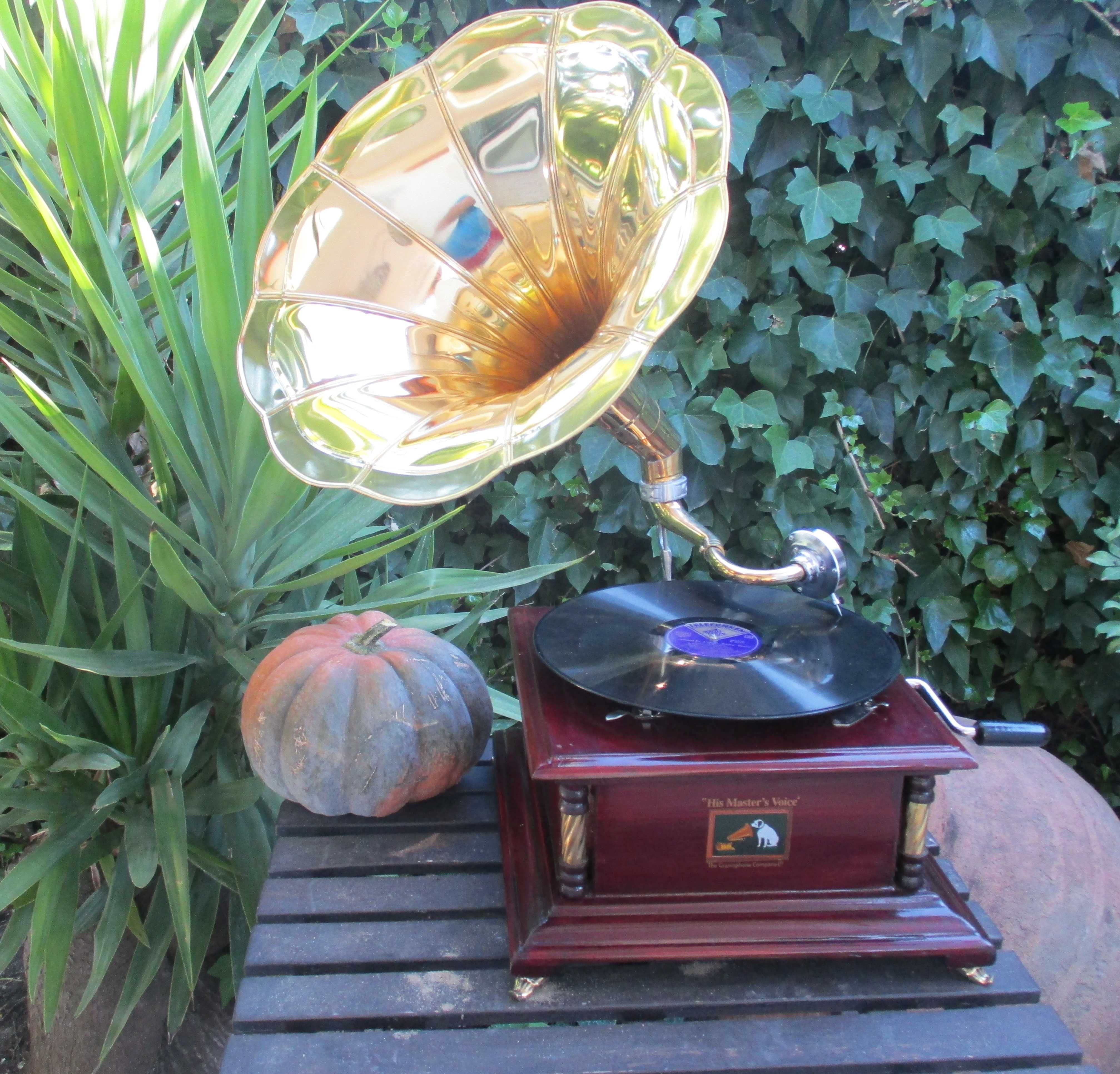 Grafonola Antiga HMV Gramofone His Master Voice 1900