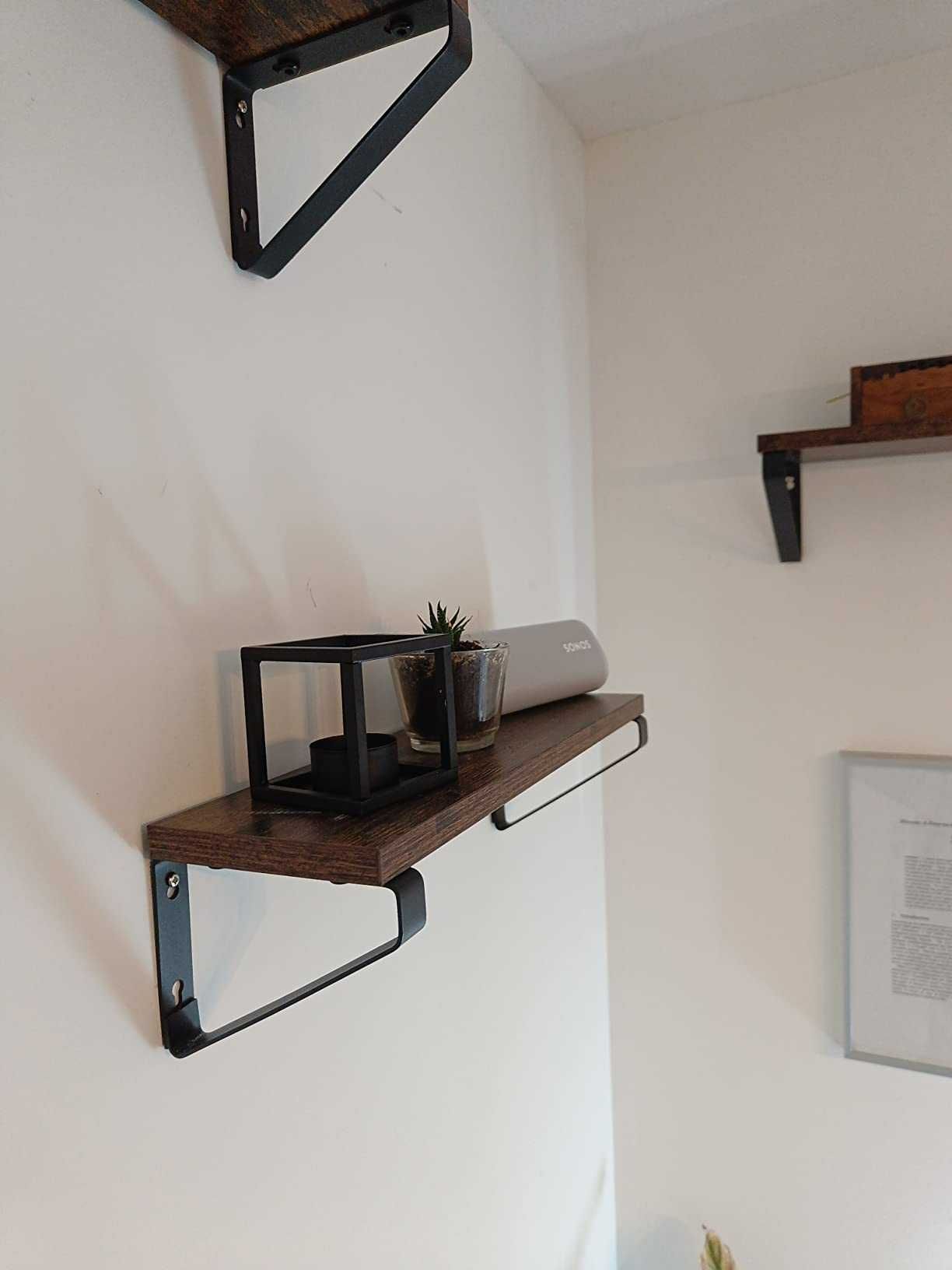 Kwietnik dekoracja ścienna loft 3 sztuki rustykalne zestaw