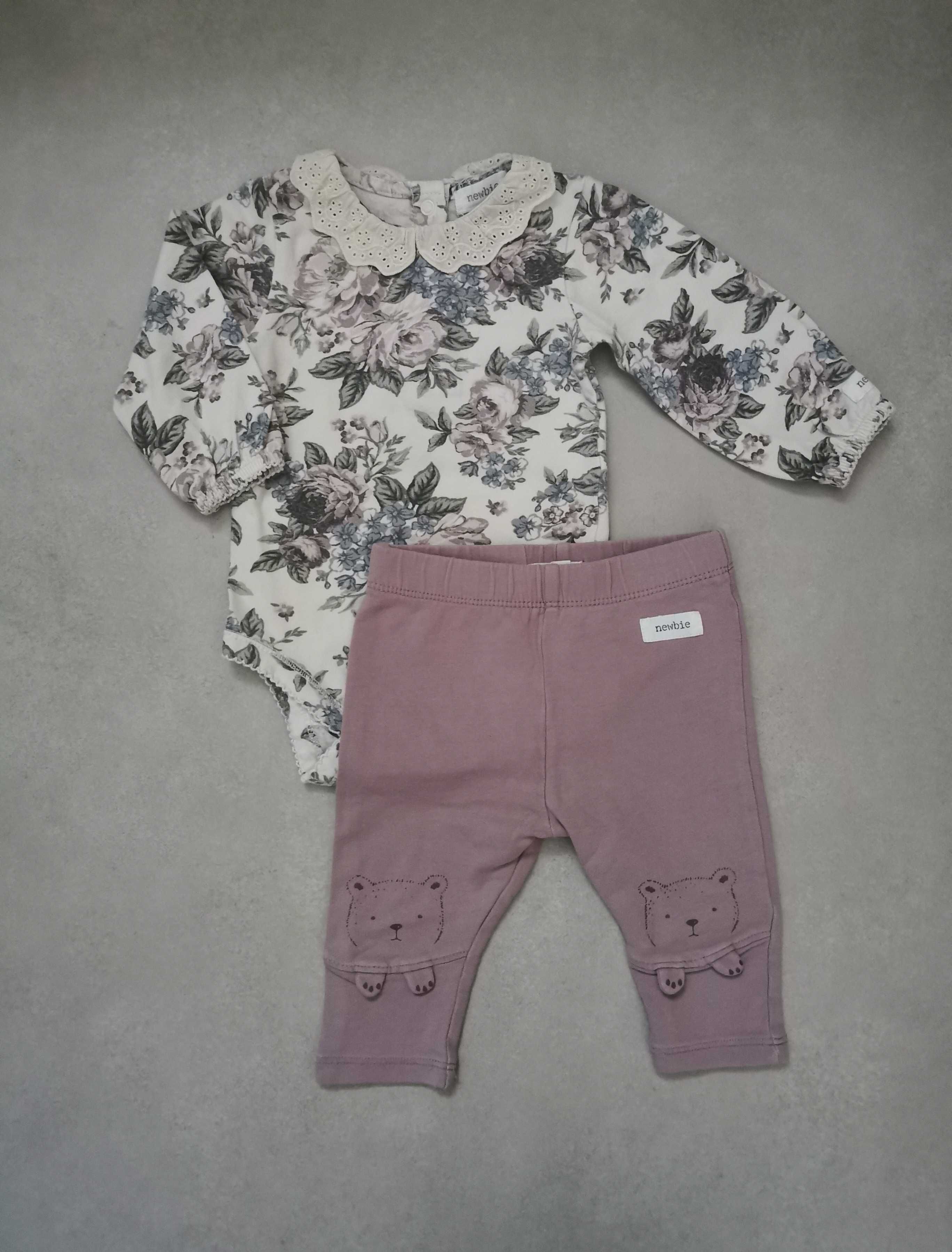 Newbie 62, Zestaw Body + legginsy fioletowe