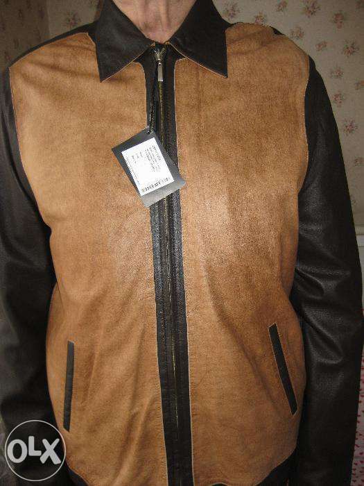 Кожаная куртка,50-54р.СТИЛЬНАЯ,НОВАЯ,ТУРЦИЯ.ТОРГ. Цена 4500 грн.