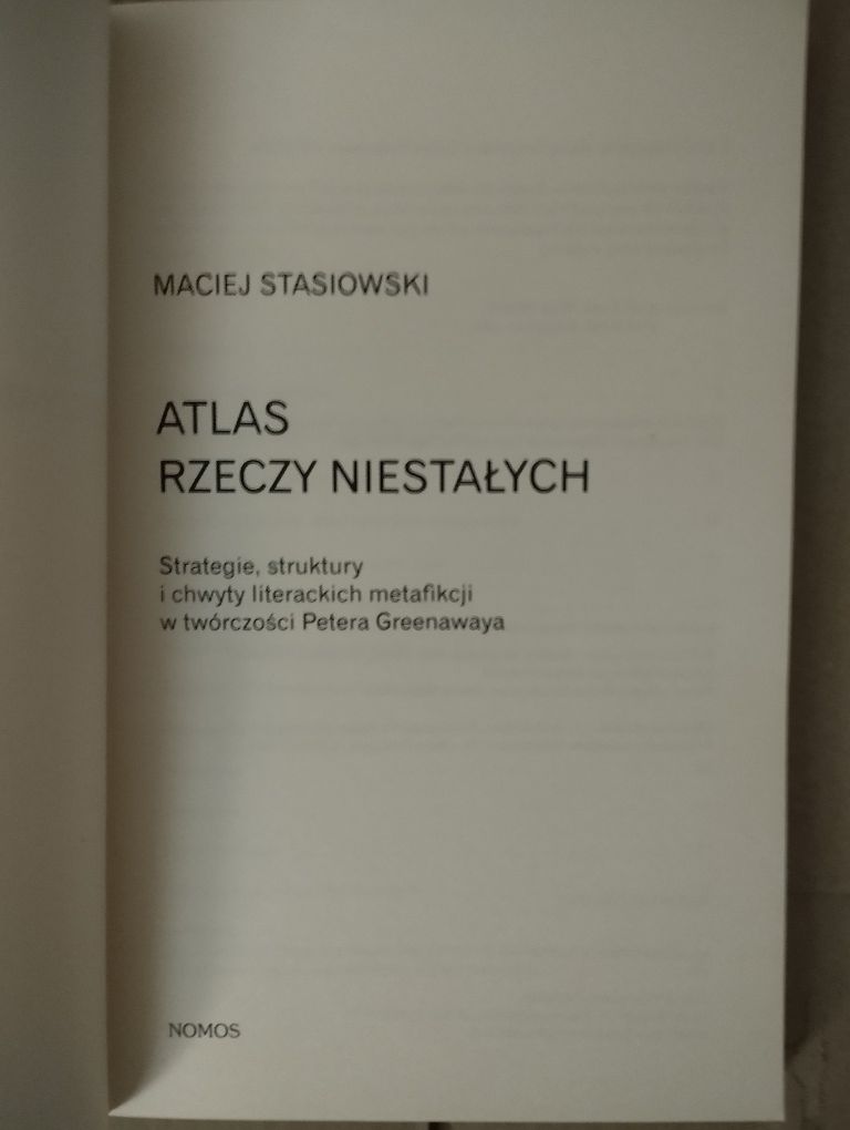 Maciej Stasjowski. Peter Greenawey.