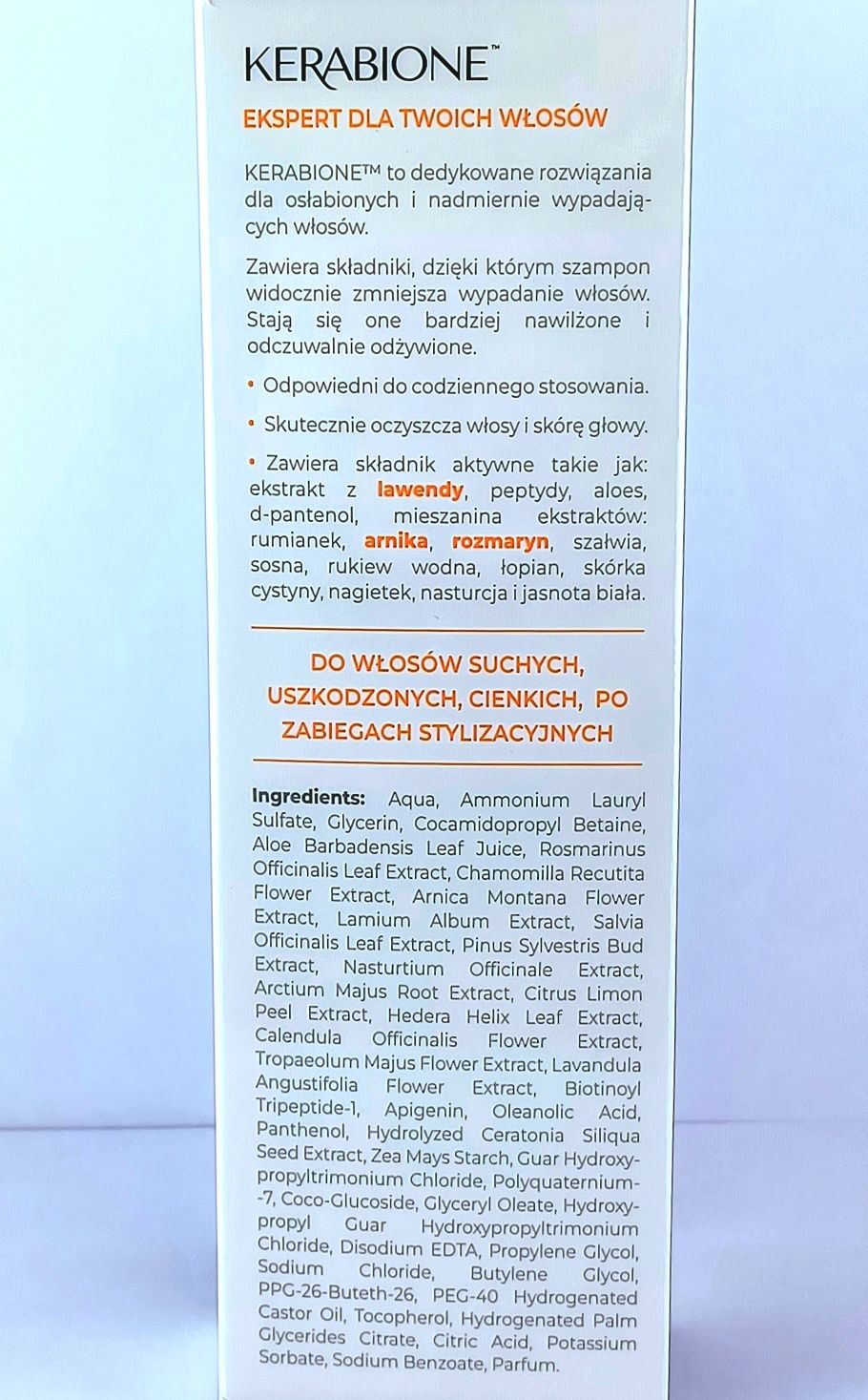 Kerabione szampon 200 ml NOWY włosy wypadające