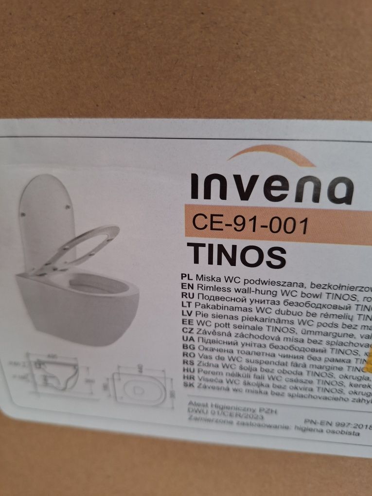 Miska WC wisząca