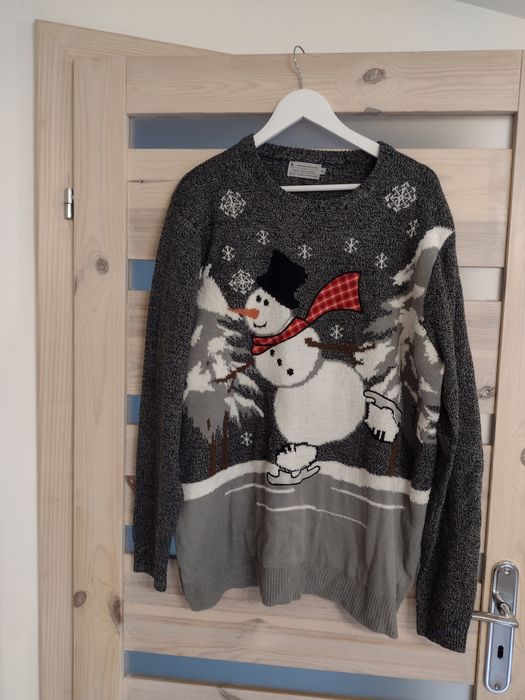 Sweter męski xxl zimowy swiateczny