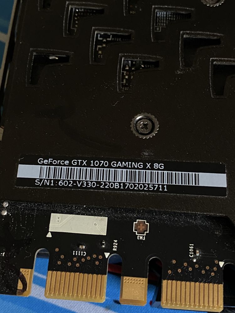 Nvidia Geforce Gtx 1070 msi (8gb)