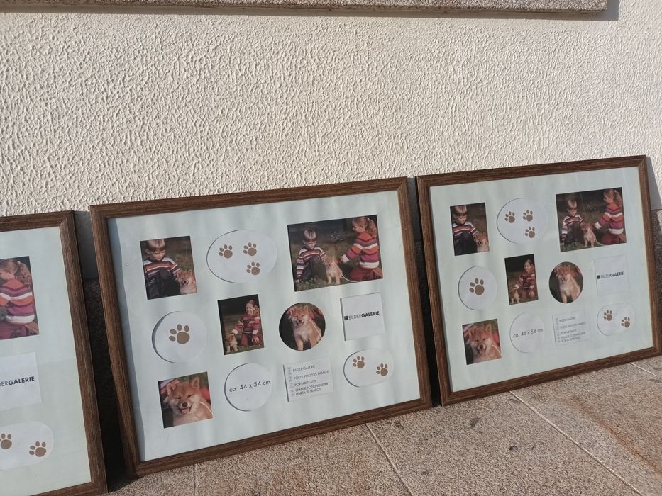 3 Quadros para colocar Fotografias
