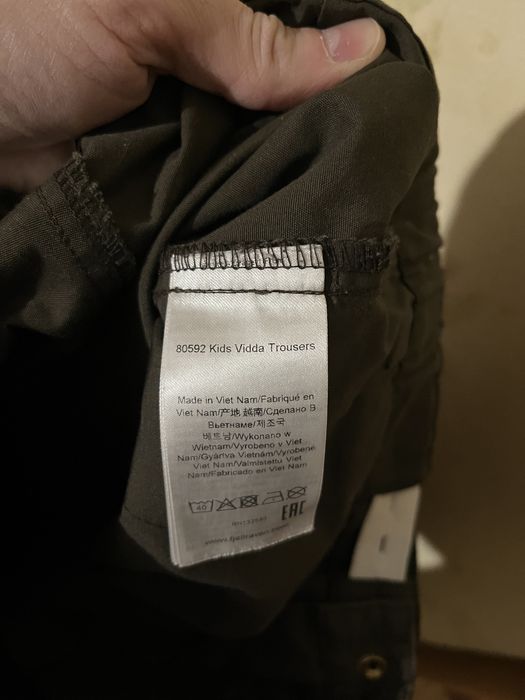 Подростковые трекинговые штаны Fjallraven Kids Vidda G-1000 размер 158