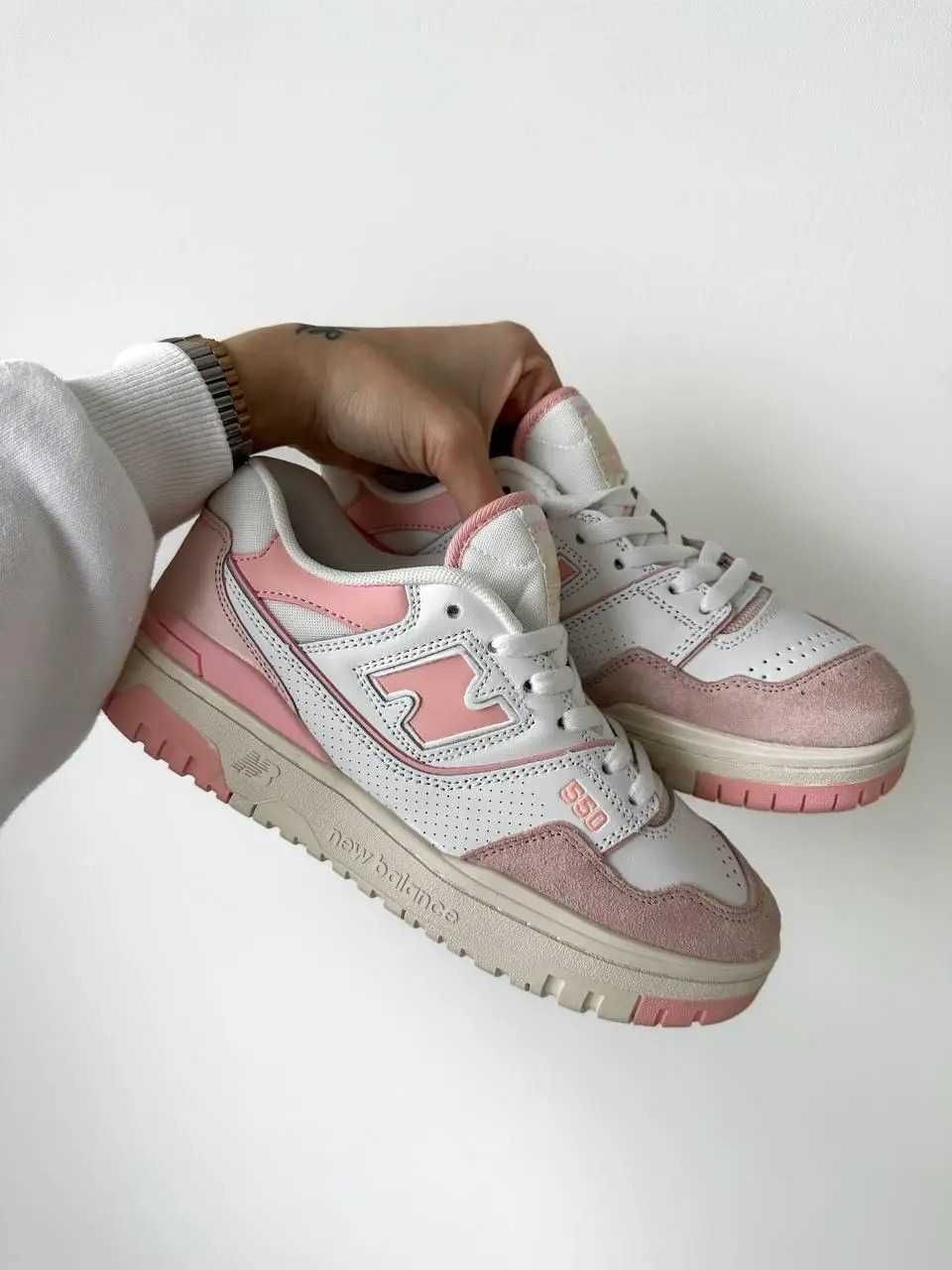 Кроссовки New Balance 550 Pink/Кроссівки Нью Беланс/Останній 35,36,37