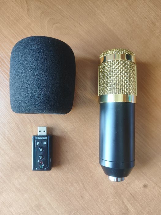 Микрофон BM-800 + звуковая карта