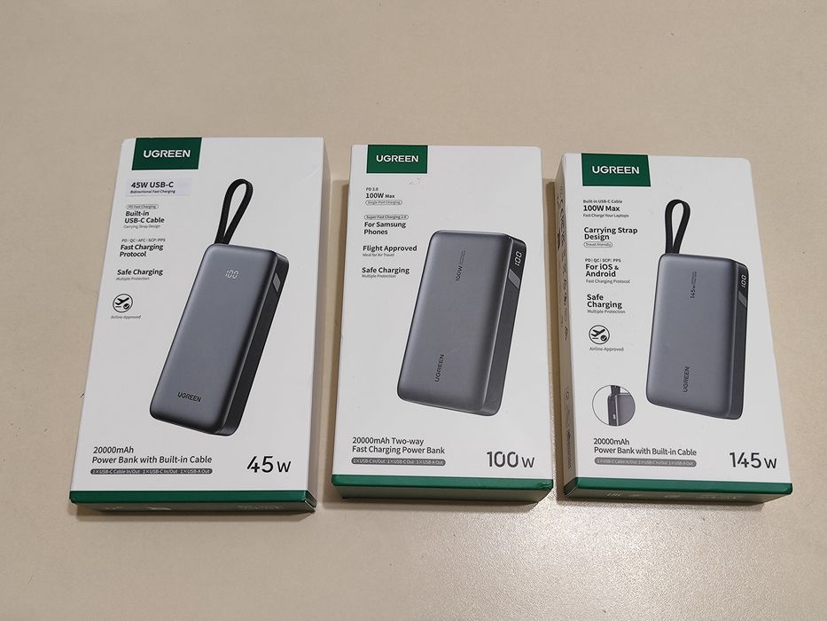 Powerbank Ugreen 145W, павербенк