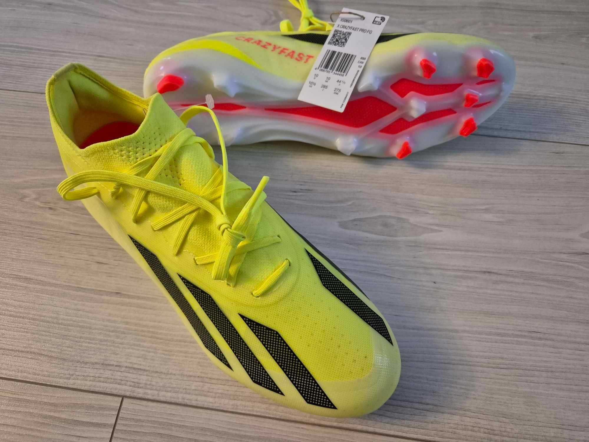 Półprofesjonalne korki adidas X Crazyfast Pro FG IG0601 rozmiar 44 2/3