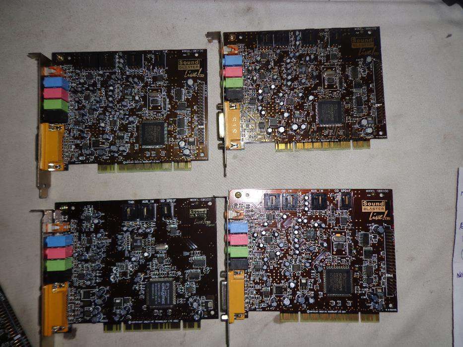 Placas PCI/ISA graficas,som e rede,tv,usb