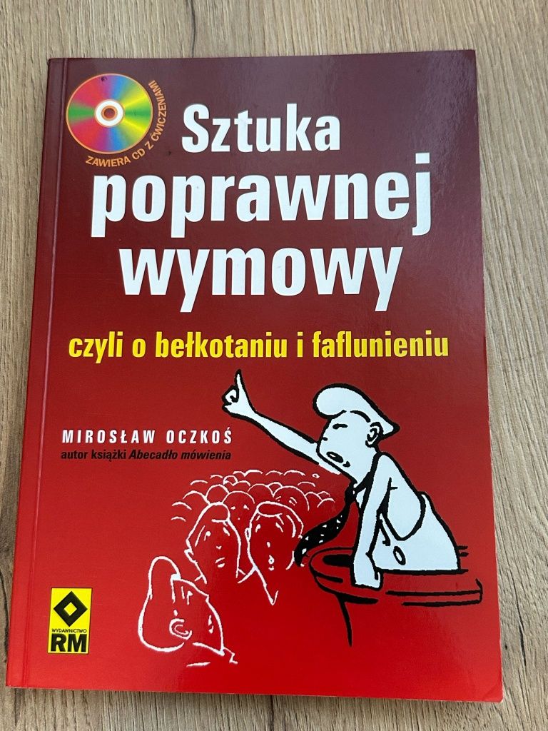 Książka sztuka poprawnej wymowy plus płyta Oczkoś