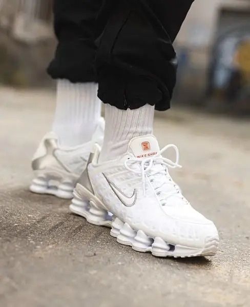 ‼️БЕЗ ПРЕДОПЛАТ‼️41-45 Nike Shox TL white metallic silver / TN dawn dn