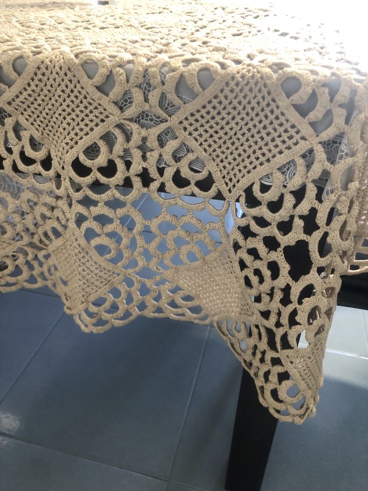 Toalha de mesa croché