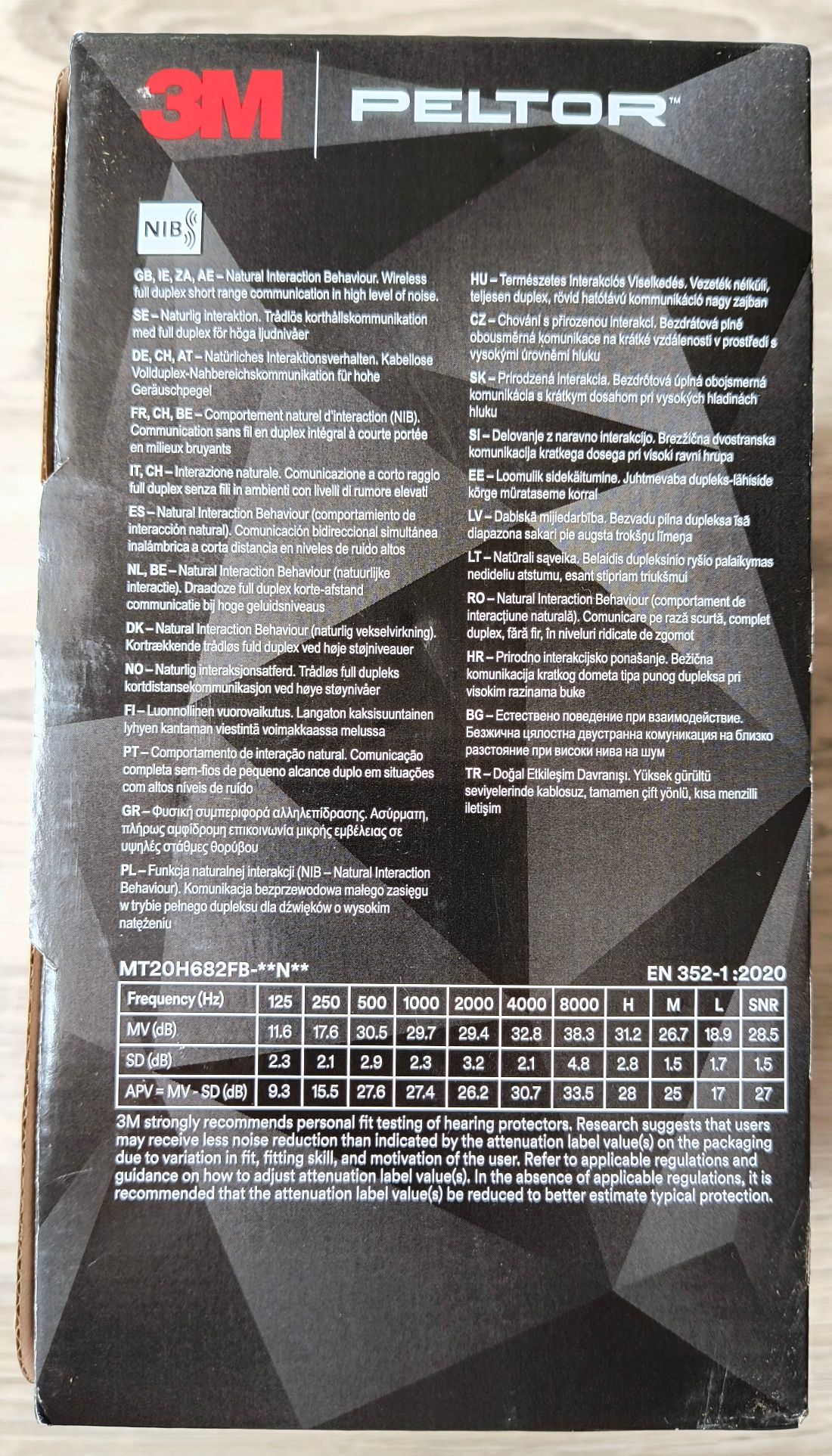 Aktywne słuchawki PELTOR™ ComTac™ VI NIB Headset