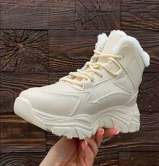 Ботинки Зима под широкую ногу три цвета теплые и удобные