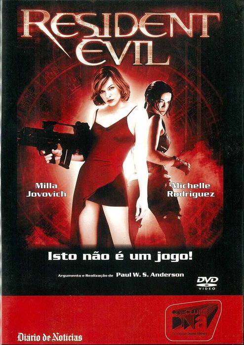 Lote de seis filmes em DVD
