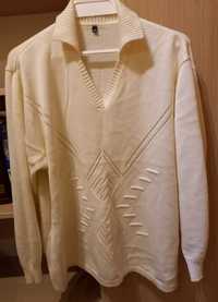 Kremowy sweter plus size XXXL 46