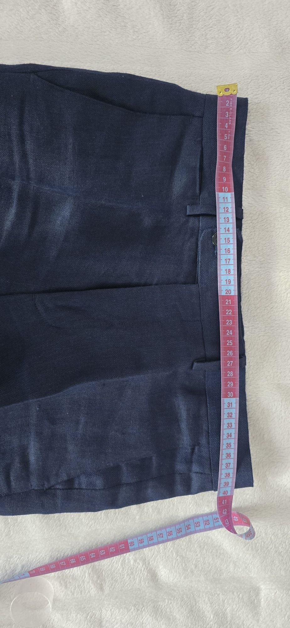 Nowe (bez metki) spodnie Mango r. 38 (100% len)