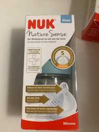 Пляшечка для годування Nuk 0-6 міс Nature Sense,Германія/бутылочка