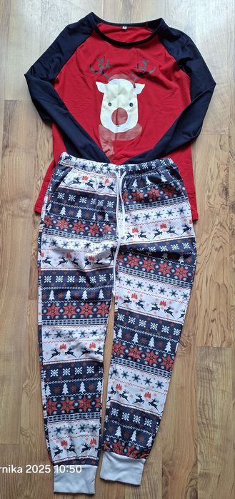 Śliczna nowa piżama świąteczna - unisex