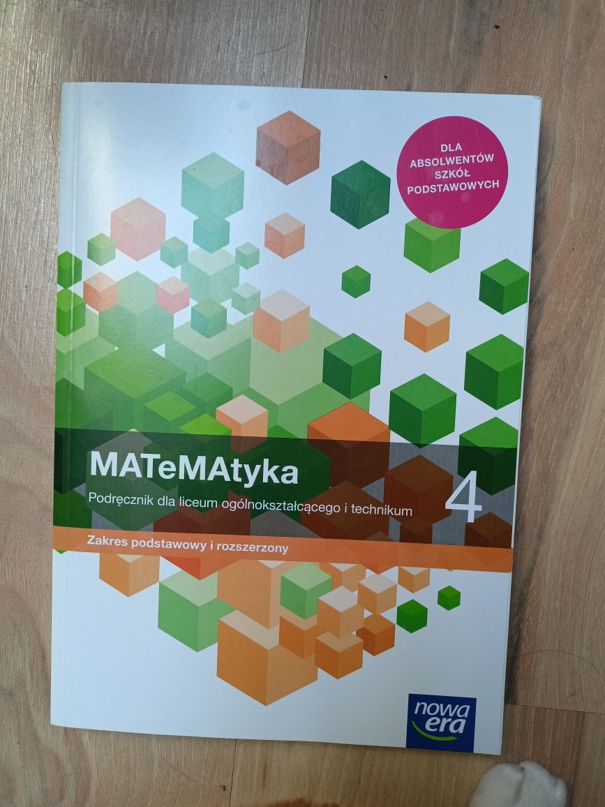 Matematyka 4, podręcznik do liceum i technikum