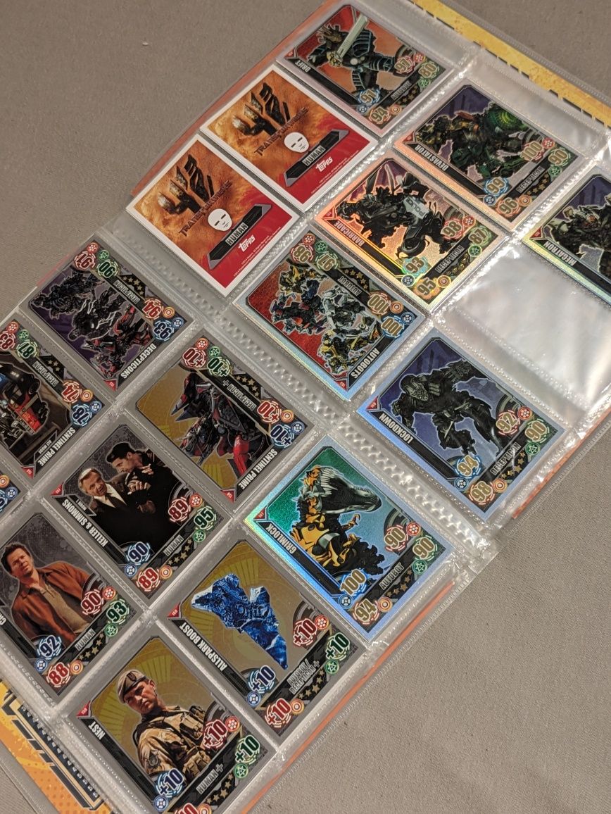 Album z kartami Transformers Topps
