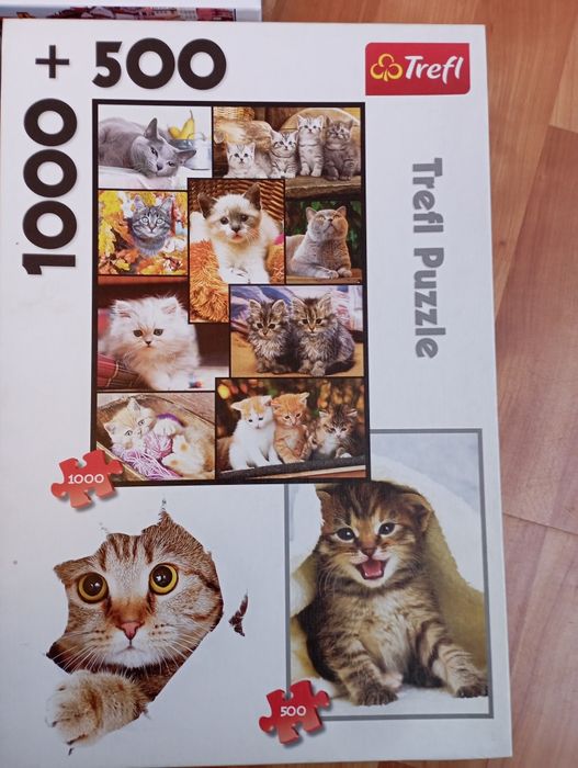 Puzzle 6 pudełek 8 obrazków