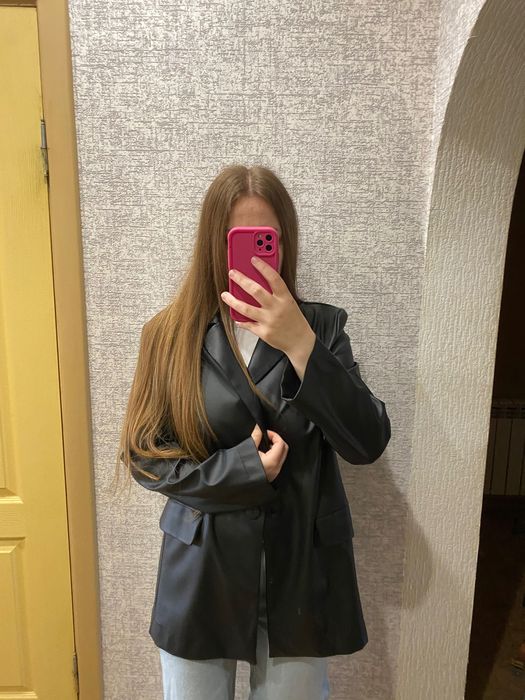 Піджак з еко шкіри