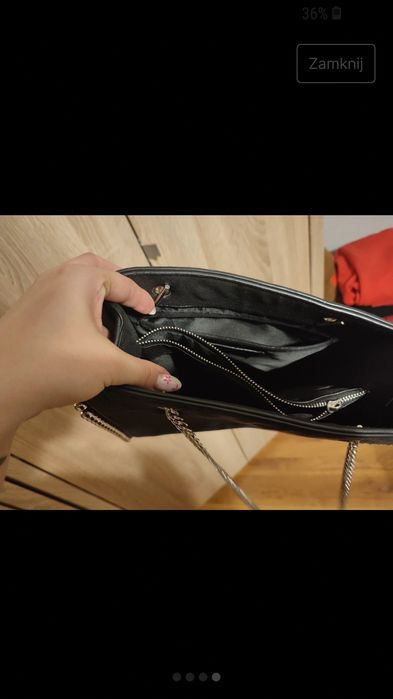 Torebka shopperka czarna