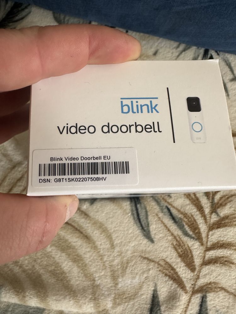 NOWY!!Blink  Video Doorbell Bialy