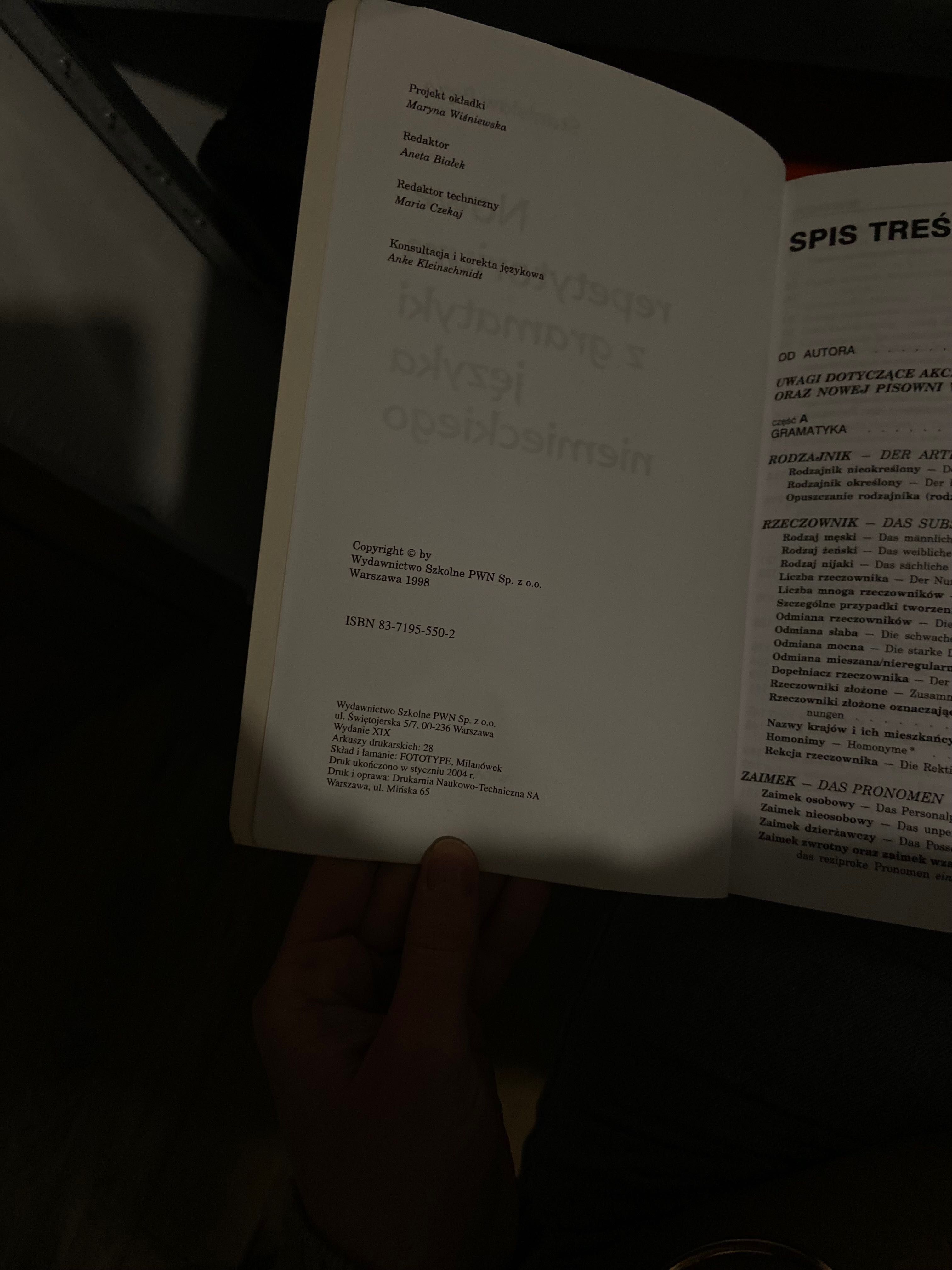Repetytorium z gramatyki języka niemieckiego PWN