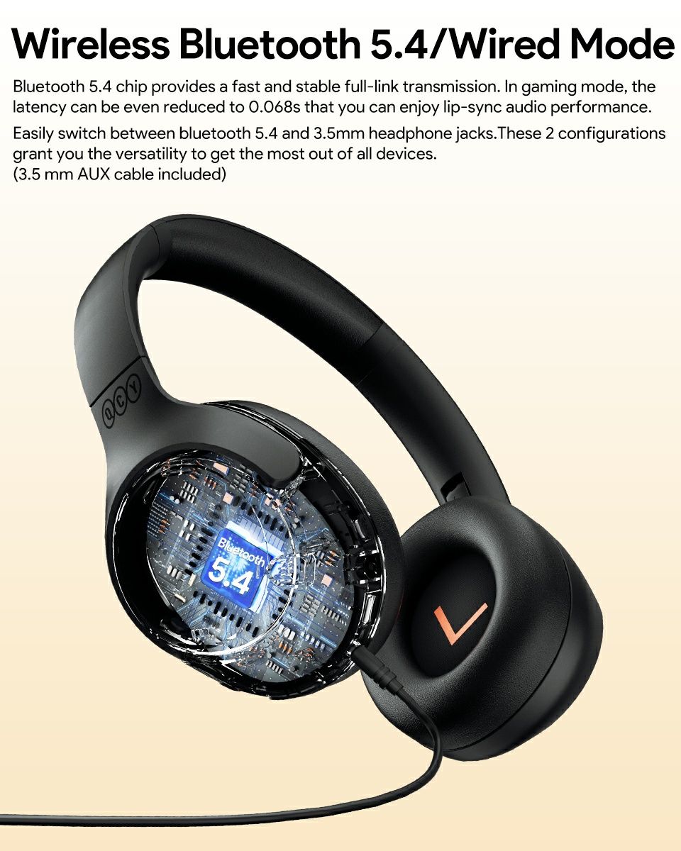 QCY H3 Наушники Bluetooth 5.4 ANC