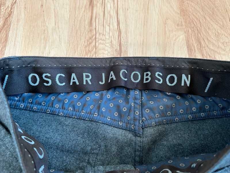 Spodnie Oscar Jacobson wełna