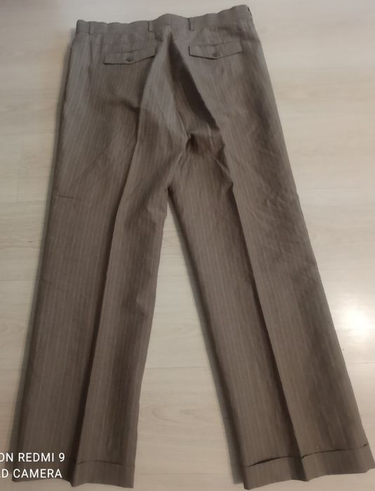 Garnitur męski lniany - nowy