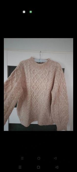 Ciepły sweter damski oversize 42