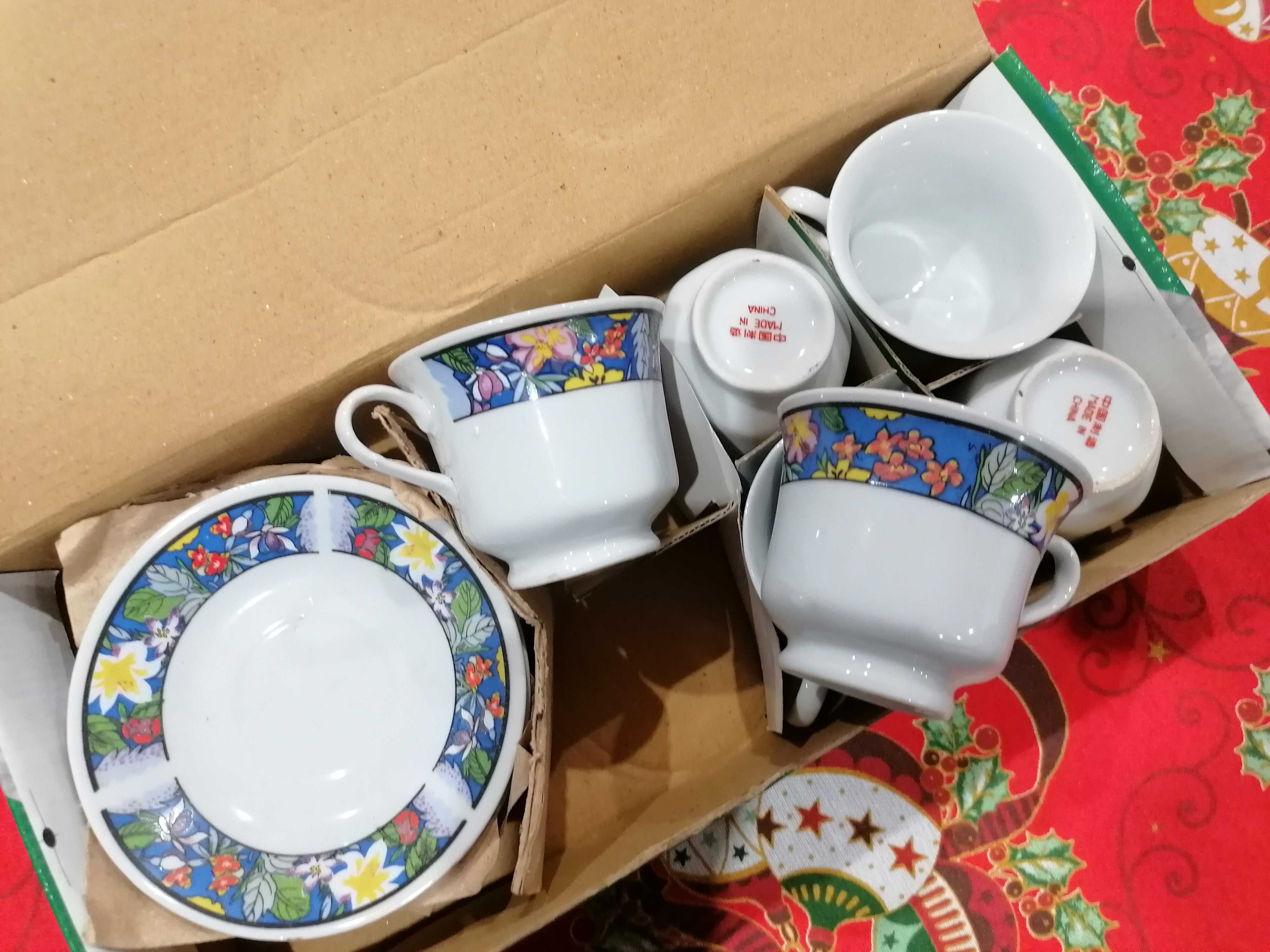 Conjunto canecas de chá